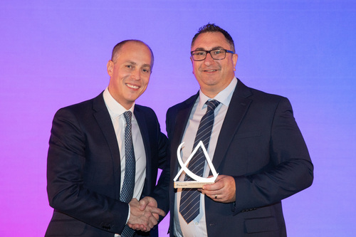 Gavin Simpson, Finance Business Partner - Senior Analyst at Jaguar Land Rover  collected the award for Student of the Year