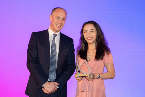 Huiming Chen, Chief Financial Officer - Europe Commercial at Illumina won Finance Business Leader of the Year