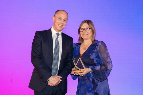 Julie Bickerdyke, Managing Director at Moonstone FD won the award for Mentor of the Year